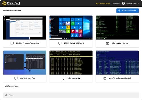 Keeper Security Remote Infrastructure Access